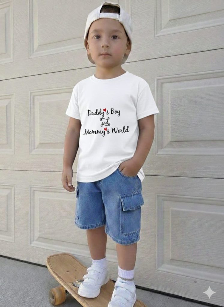 Baby T-Shirt and Denim Pant Set – Stylish & Comfortable Outfit